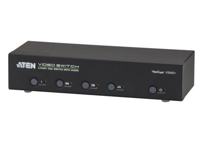 ATEN VS0401-AT-G VGA Switch (4-Port) met Audio RS-232