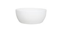 Floran schaal Boule 24.5x9.5cm wit - thumbnail