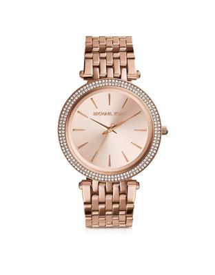 Michael Kors MK3192 Darci Pavé rond dameshorloge voor volwassenen