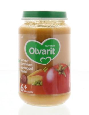 Olvarit 6m+ Tomaat Rundvlees Aardappel Wortel
