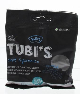 Zoute drop tubi's bio Zoute drop tubi's bio