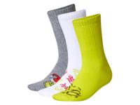 3 Paar kerstsokken The Grinch (Grijs/wit/groen, 39-42) - thumbnail
