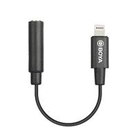Boya BY-K3 3.5mm Female TRRS to Male lightning adapter cable - thumbnail
