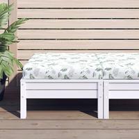 VidaXL Palletkussen bladpatroon 60x60x8 cm oxford stof - thumbnail
