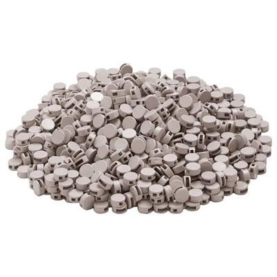 Cimco 140740 Cimco 140740 Kunststof plombe Ø 9 mm, grijs, 1000 stuks