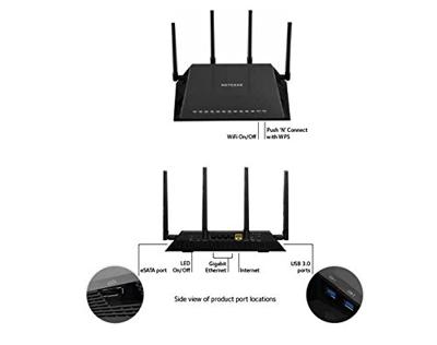 Netgear XR500 draadloze router Dual-band (2.4 GHz / 5 GHz) Gigabit Ethernet Zwart