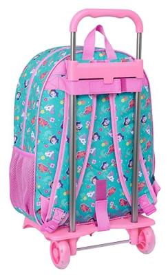 Schoolrugzak met Wielen My Little Pony Magic Roze Turkoois 33 x 42 x 14 cm