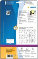 Etiket herma 8624 cd 116mm wit opaqua 20stuks - thumbnail