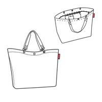 Reisenthel Shopper XL-Twist Silver - thumbnail