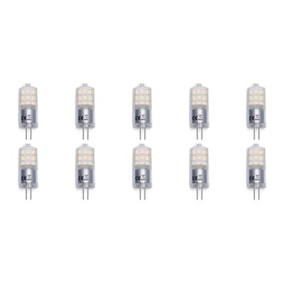 LED Lamp 10 Pack - Aigi - G4 Fitting - 3W - Helder/Koud Wit 6500K | Vervangt 25W