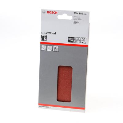 Bosch Accessories EXPERT C470 2608900855 Oscillerend schuurpapier Geperforeerd Korrelgrootte (num) 80 (l x b) 230 mm x 93 mm 10 stuk(s)