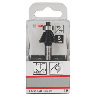 Bosch Accessories 2608628351 Vlakke frees Hardmetaal Lengte 54 mm Afmeting, Ø 23.7 mm Schachtdiameter 8 mm