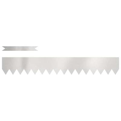 VidaXL Tuinrand 10 pcs zilver 100 x 0.05 x 20 cm roestvrij staal VidaXL Tuinrand 10 pcs zilver 100 x 0.05 x 20 cm roestvrij staal