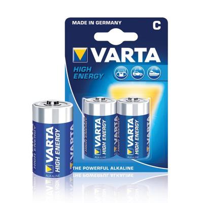 Varta 4914/2b batterij alkaline c/lr14 1.5 v high energy 10 blisters