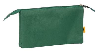 Pennenetui met 3 vakken Kings League Troncos Donkergroen 22 x 12 x 3 cm