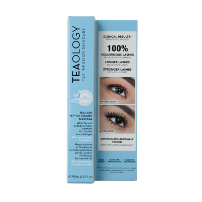 Teaology Tea lash peptide volume mascara 9.5 Milliliter