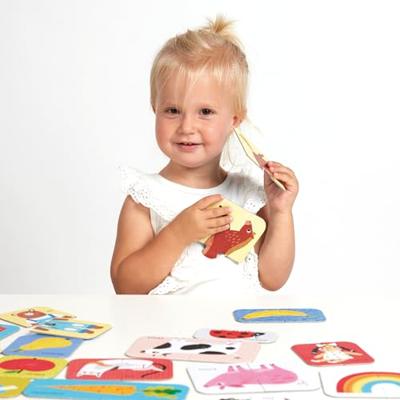 Banana Panda - puzzelparen eerste woorden - 18dlg.