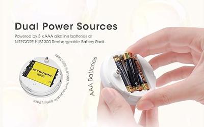 NiteCore NC-BUBBLE-W BUBBLE Campinglantaarn LED 100 lm werkt op batterijen 75 g Wit - thumbnail