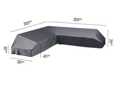 AeroCover | Loungesethoes 300 x 300 x 90 x 30-45-70(h)