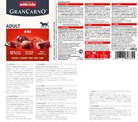 ANIMONDA GranCarno Adult Beef - natvoer voor honden - 400g - thumbnail