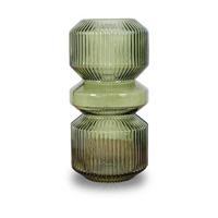 Artichok Rianne glazen vaas groen - 12 x 24,5 cm - thumbnail