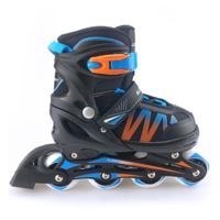 Alert Inline Skates Maat 39-42 Blauw/Oranje/Zwart - thumbnail
