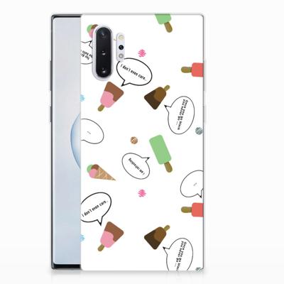 Samsung Galaxy Note 10 Plus Siliconen Case IJsjes Samsung Galaxy Note 10 Plus Siliconen Case IJsjes
