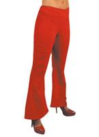 Hippie broek dames rood - thumbnail