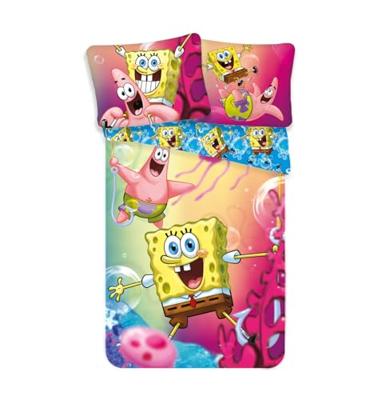 SpongeBob Dekbedovertrek Fun - Eenpersoons - 140 x 200 cm - Multi