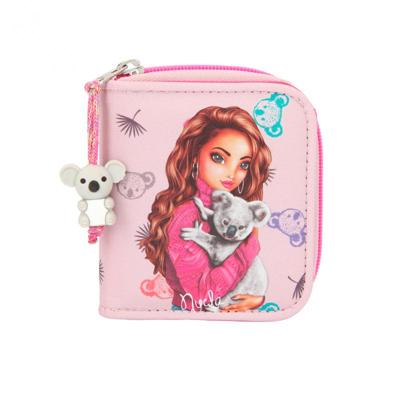 TOPModel portemonnee Koala meisjes 10 x 12 cm polyester roze