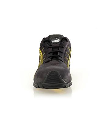 Puma Veiligheidsschoen | maat 41 zwart/geel | S3 SRC EN ISO 20345 | nubuckleer | 1 stuk - 64.271.0-41 64.271.0-41