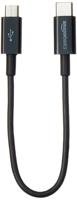 Amazon Basics USB-C to Micro USB 2.0 Cable for Smartphone- 15.2 cm, Black - thumbnail
