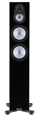 Monitor Audio Silver 300 7G hoogglans vloerstaande speaker zwart