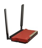 Mikrotik L009UiGS-2HaxD-IN draadloze router Gigabit Ethernet Single-band (2.4 GHz) Rood - thumbnail
