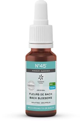 Bachbloesem Bio N°45 Druppels Vermageren 20ml