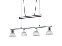 Trio Design hanglampLevisto 4-lichts nikkel - 371010407 - thumbnail