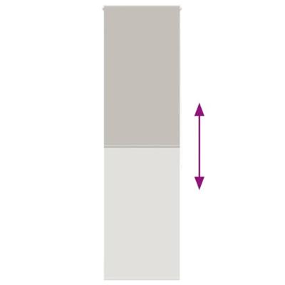 Doucherolgordijn 80x240 cm stofbreedte 76 cm