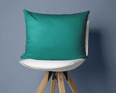 Primaviera Deluxe Katoen-Satijn Kussenslopen Donker Groen (set van 2)