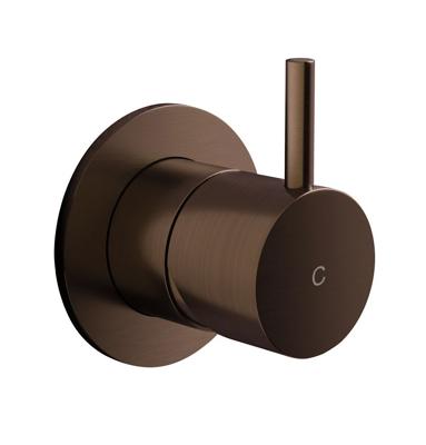 Inbouw Stopkraan Hotbath Cobber 1-hendel Verouderd Messing (Koud) Living Colours