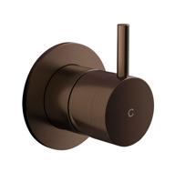 Inbouw Stopkraan Hotbath Cobber 1-hendel Verouderd Messing (Koud) Living Colours - thumbnail