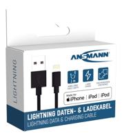 Ansmann Daten und Ladekabel USB zu Lightning 100cm - thumbnail