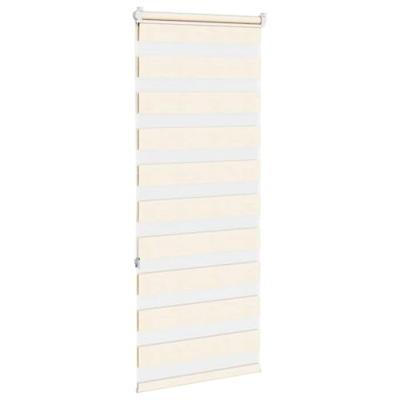 VidaXL Zebra blind 55x150 cm stofbreedte 50,9 cm polyester marmerbeige