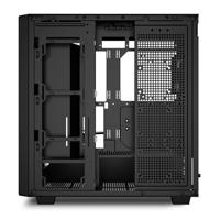 Sharkoon rebel c70g rgb midi tower behuizing (zwart/houtkleur | 2x usb-a | 1x usb-c | rgb | tempered glass) - thumbnail