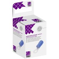 TRU COMPONENTS T1904C060 Ringkabelschoen Dwarsdoorsnede (max.): 2.50 mm² Schachtdiameter: 4.30 mm Deels geïsoleerd Blauw 25 stuk(s) - thumbnail