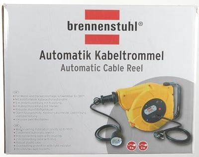 Brennenstuhl Automatische kabelhaspel IP20 9+2m H05VV-F 3G1,5 - 1241020300