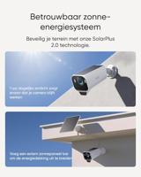 eufy Security eufyCam S3 Pro 2-Cam Kit Solar Beveiligingscamera Outdoor Draadloos met Zonnepaneel, Kleur Nachtzicht, 4K, Forever Power 2.0, Gezichtsherkenning AI, uitbreidbare lokale opslag, geen - thumbnail
