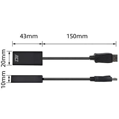 ACT DisplayPort naar HDMI adapter