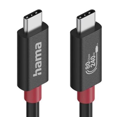USB-C-kabel Hama 00200799 Zwart