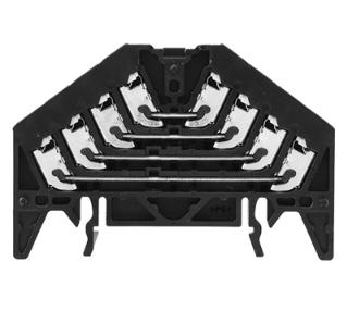 Weidmüller 1173840000 Rangeerverdeler 9.20 mm Push-In-klem Zwart 20 stuk(s)