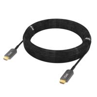 Club 3D ultra high speed aoc hdmi 2.1 gecertificeerde unidirectioneel kabel male-male (zwart, 15 meter, 4k 120hz, 8k 60hz, 48 gbps) - thumbnail